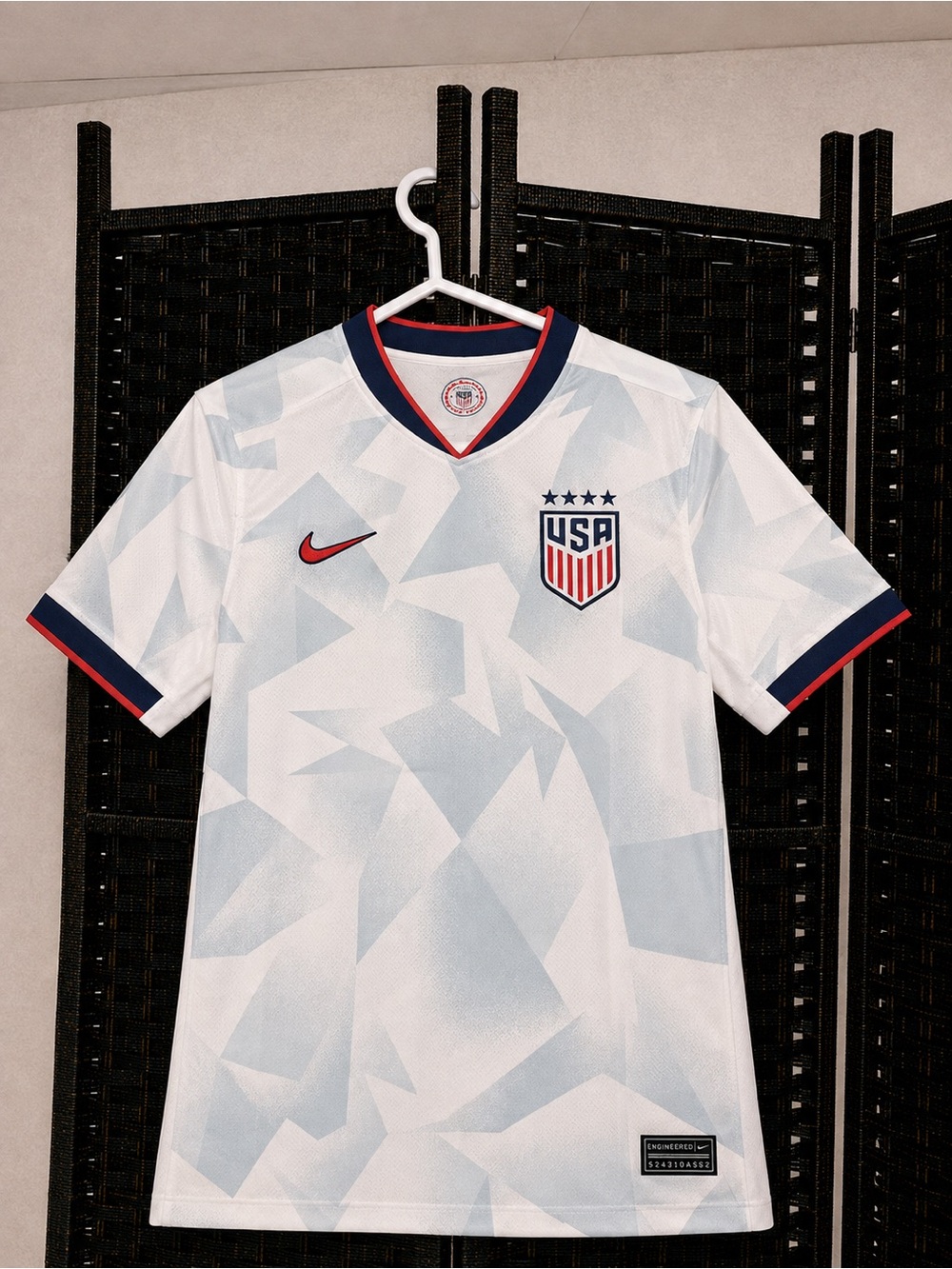 Nike USA White & Navy Soccer Jersey